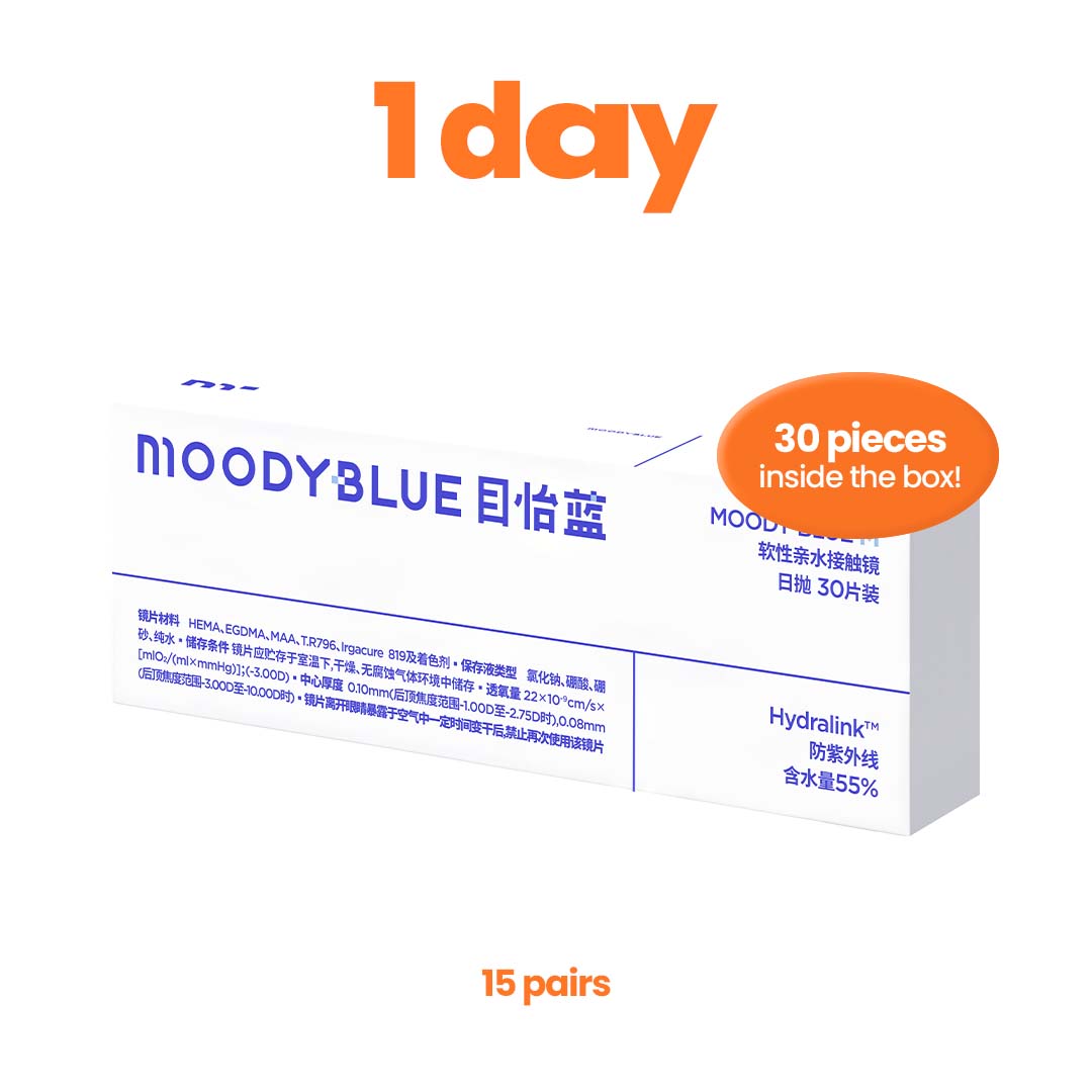 Moody Clear Lenses (1 Day)