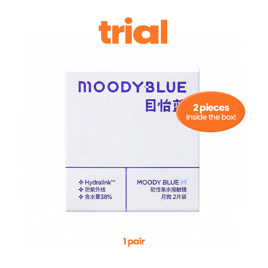 Moody Clear Lenses (1 Day - 2 pcs)