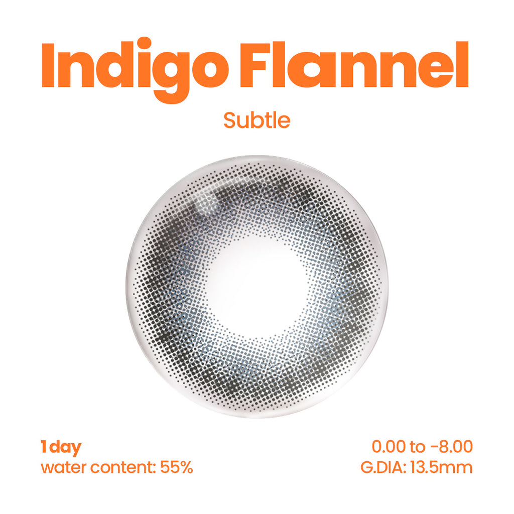 Indigo Flannel (1 Day - 10 pcs)