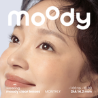 Moody Clear Lenses (1 Month - 2 pcs)